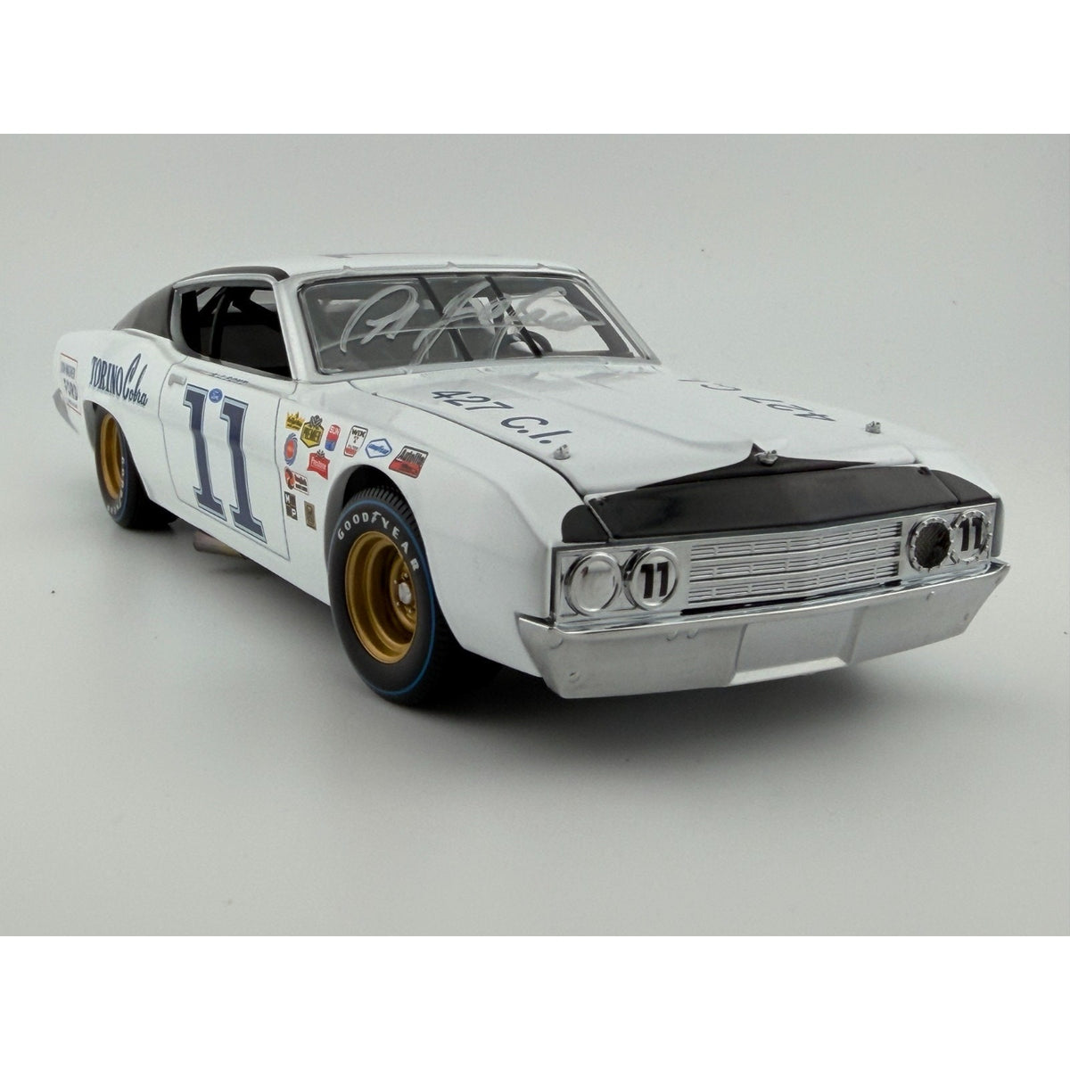 A.J. Foyt #11 1969 Ford Torino Cobra Autographed University of Racing Legends