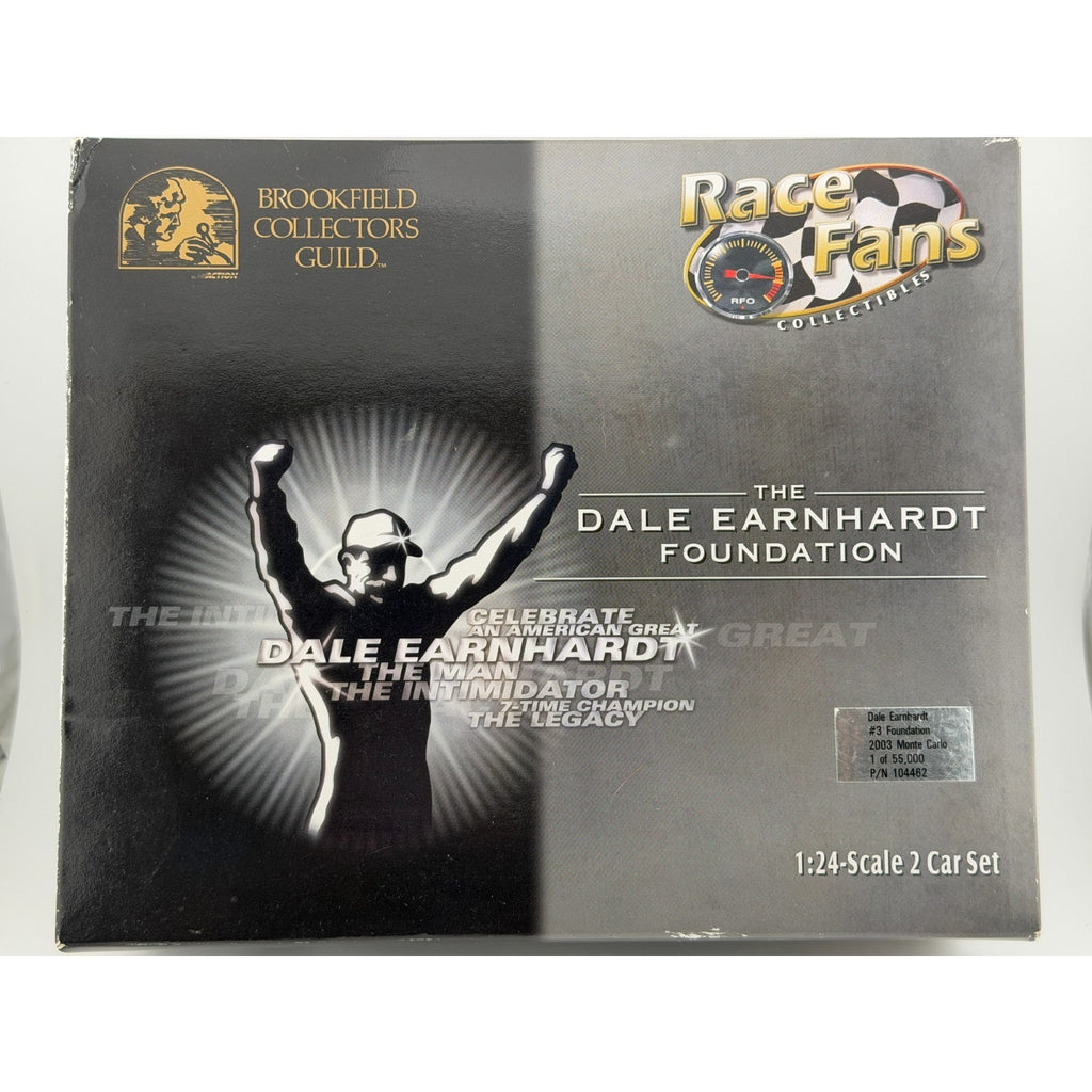 Dale Earnhardt #3 Foundation 2003 Monte Carlo Brookfield 2 Car Set 1:24