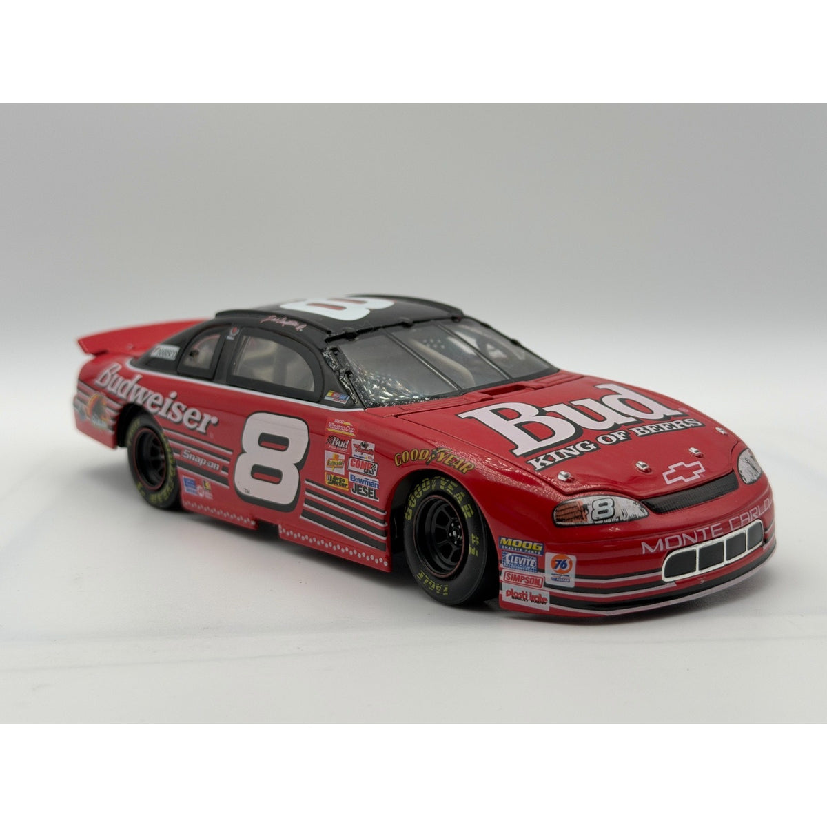 3/4 Front Hero — Dale Earnhardt Jr. #8 Budweiser Michigan 1999 Monte Carlo Rookie 1:24 1/6708