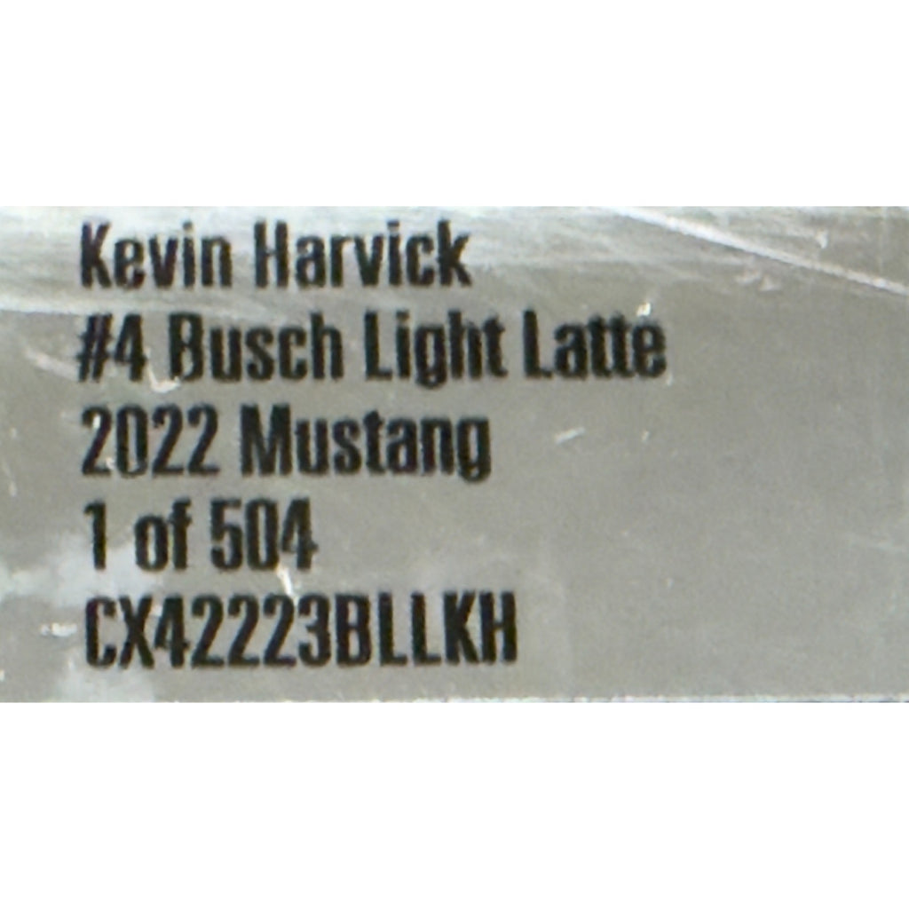 Kevin Harvick #4 Busch Light Latte 2022 Mustang 1:24 1 of 504 DIN 399