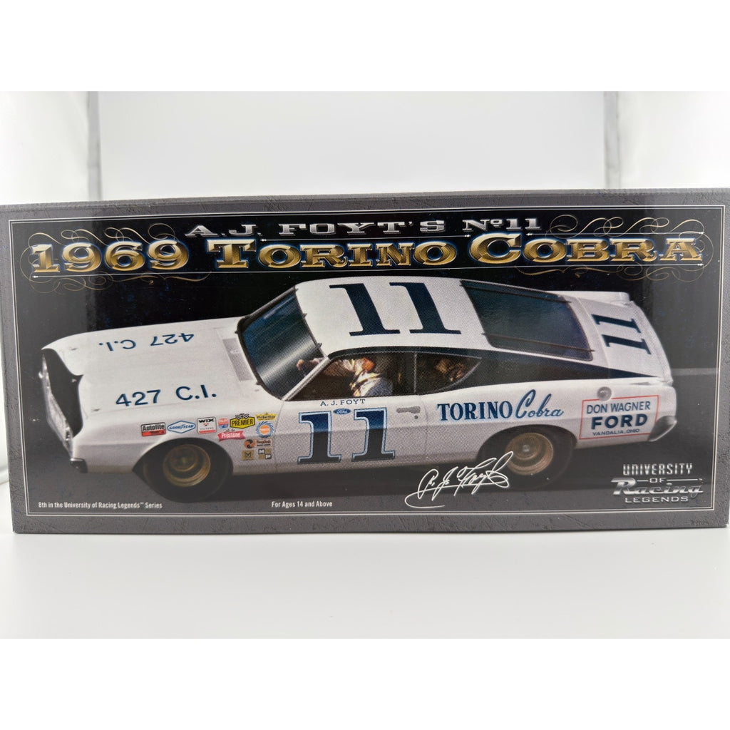 A.J. Foyt #11 1969 Ford Torino Cobra Autographed University of Racing Legends