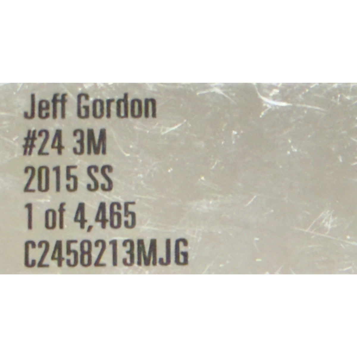 Jeff Gordon #24 3M 2015 Chevrolet SS 1:24 NASCAR 1/4465 DIN 3997