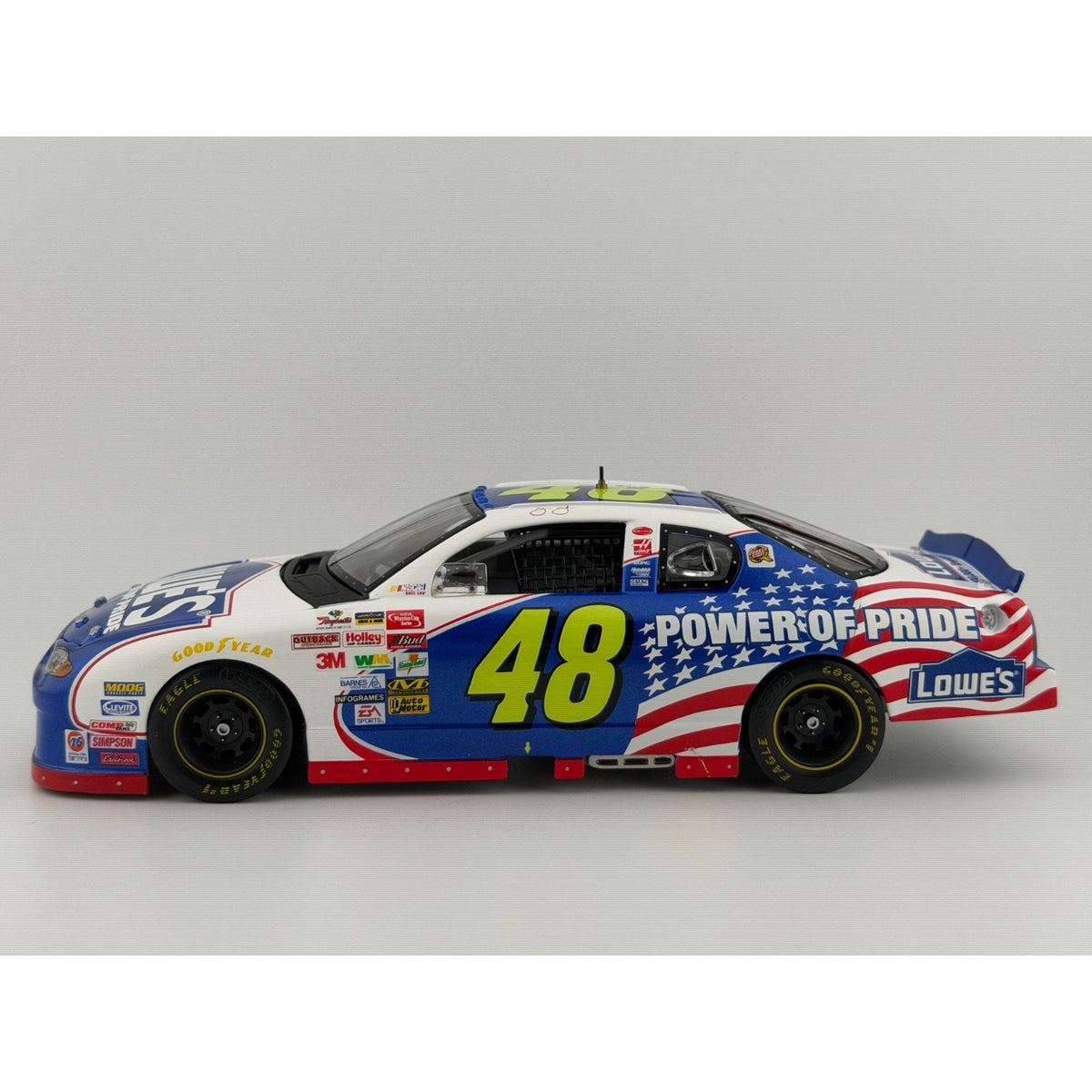 Jimmie Johnson #48 Lowe's Power of Pride 2002 Employee Owner 1/10000 DIN 7651