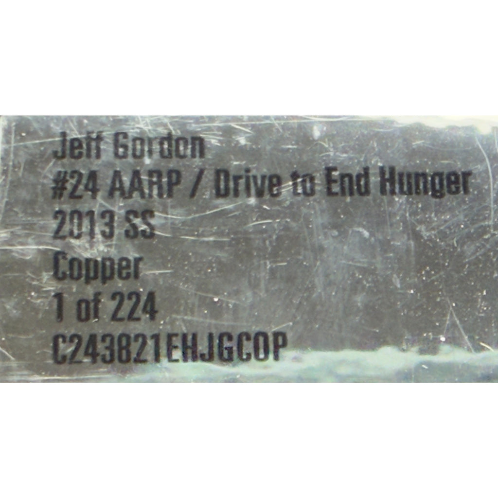 Jeff Gordon #24 2013 AARP Drive to End Hunger Copper 1/224 DIN 203 1:24