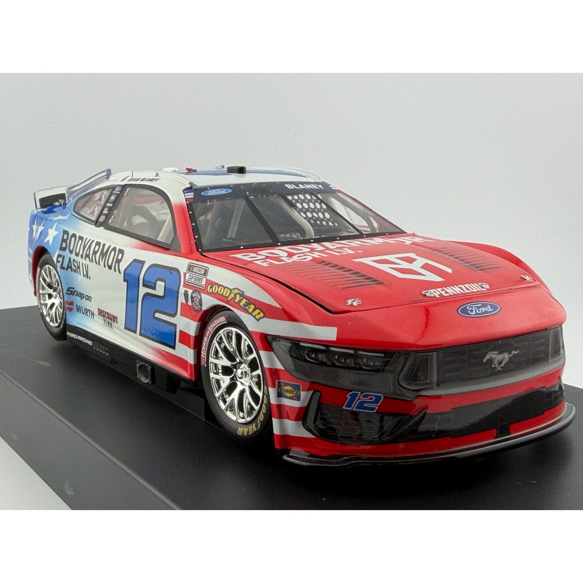 Ryan Blaney #12 BodyArmor Patriotic 2026 Mustang ELITE 1/144 DIN 129 1:24