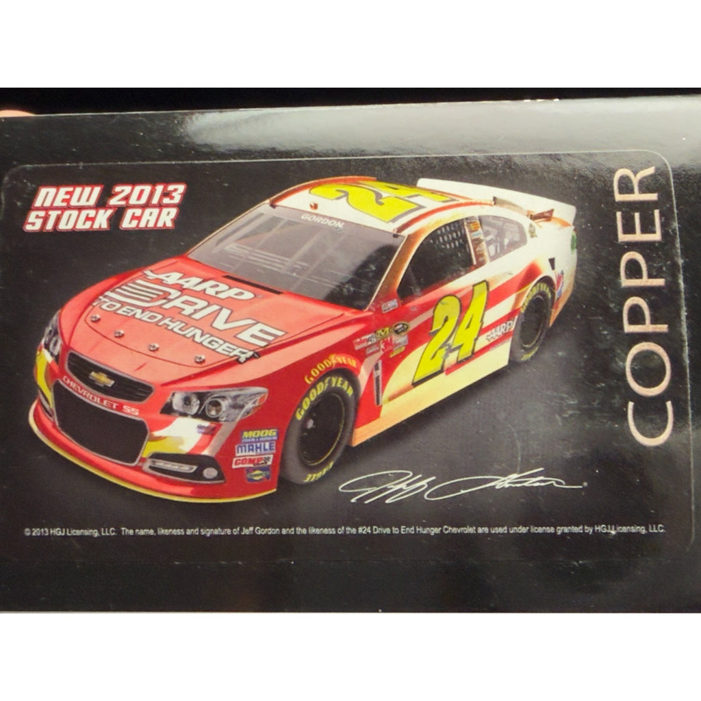 Jeff Gordon #24 2013 AARP Drive to End Hunger Copper 1/224 DIN 203 1:24
