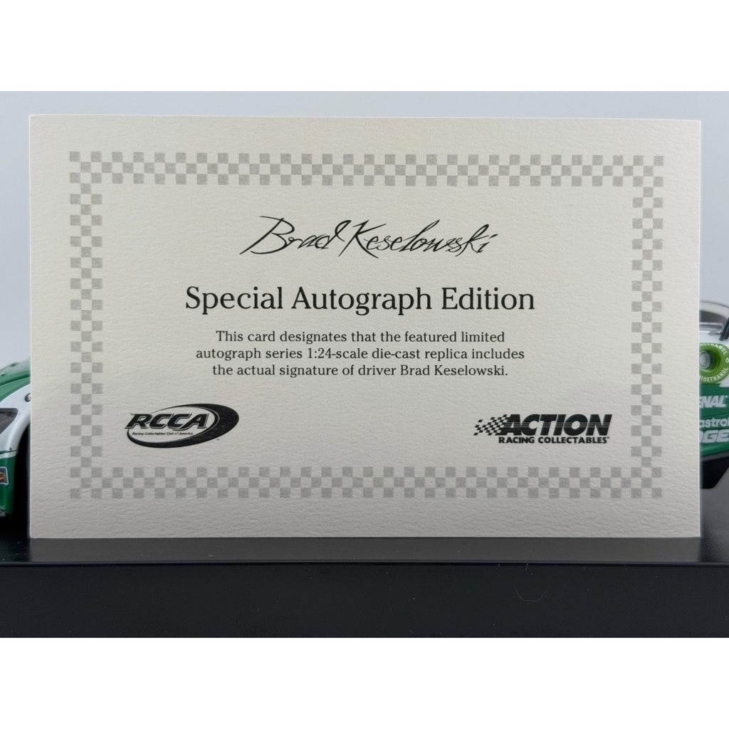 Brad Keselowski #6 Solomon Plumbing Veterans 2024 Mustang Autographed 1/144 DIN 76