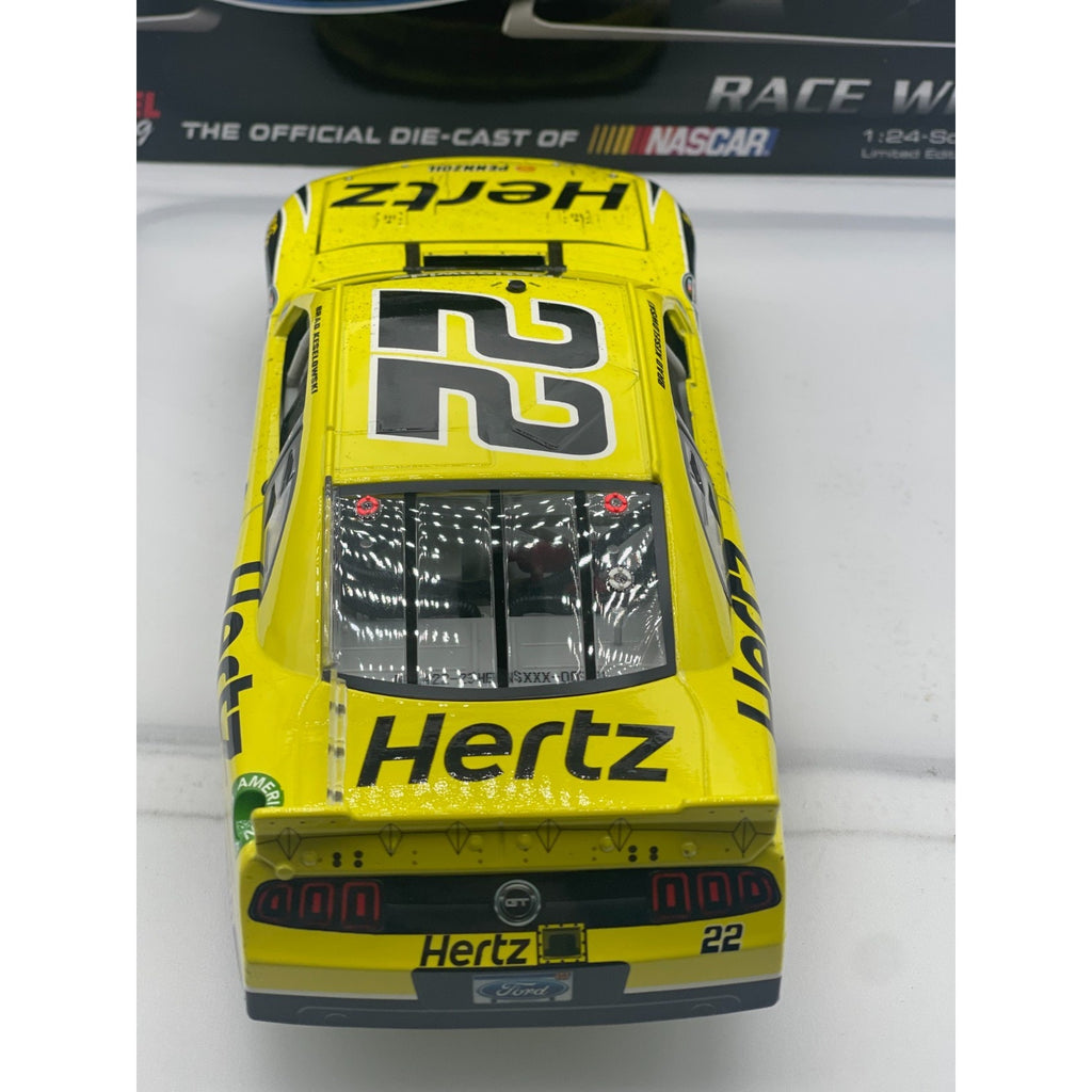 Brad Keselowski #22 Hertz Loudon Win 2014 Mustang 1 of 721
