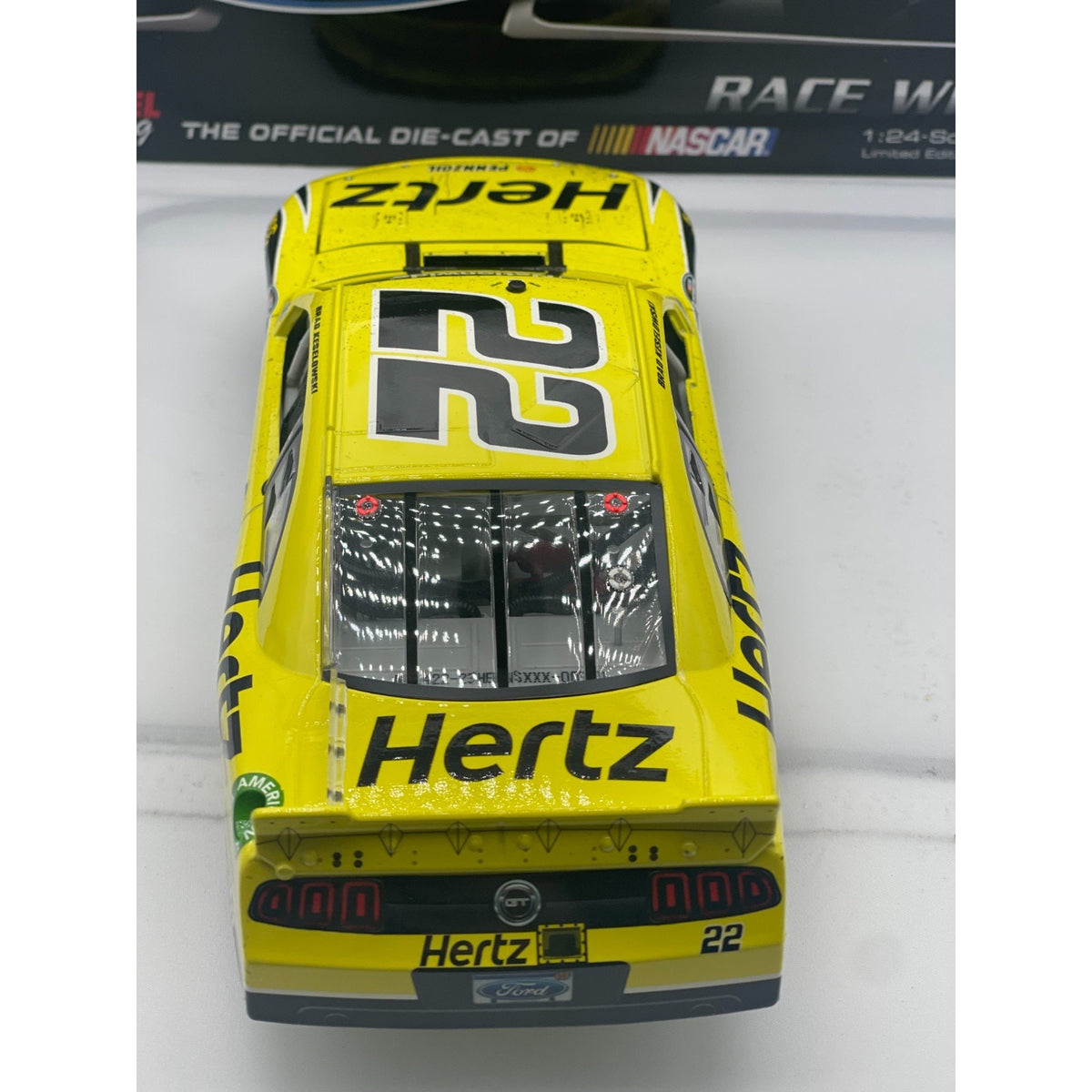 Brad Keselowski #22 Hertz Loudon Win 2014 Mustang 1 of 721