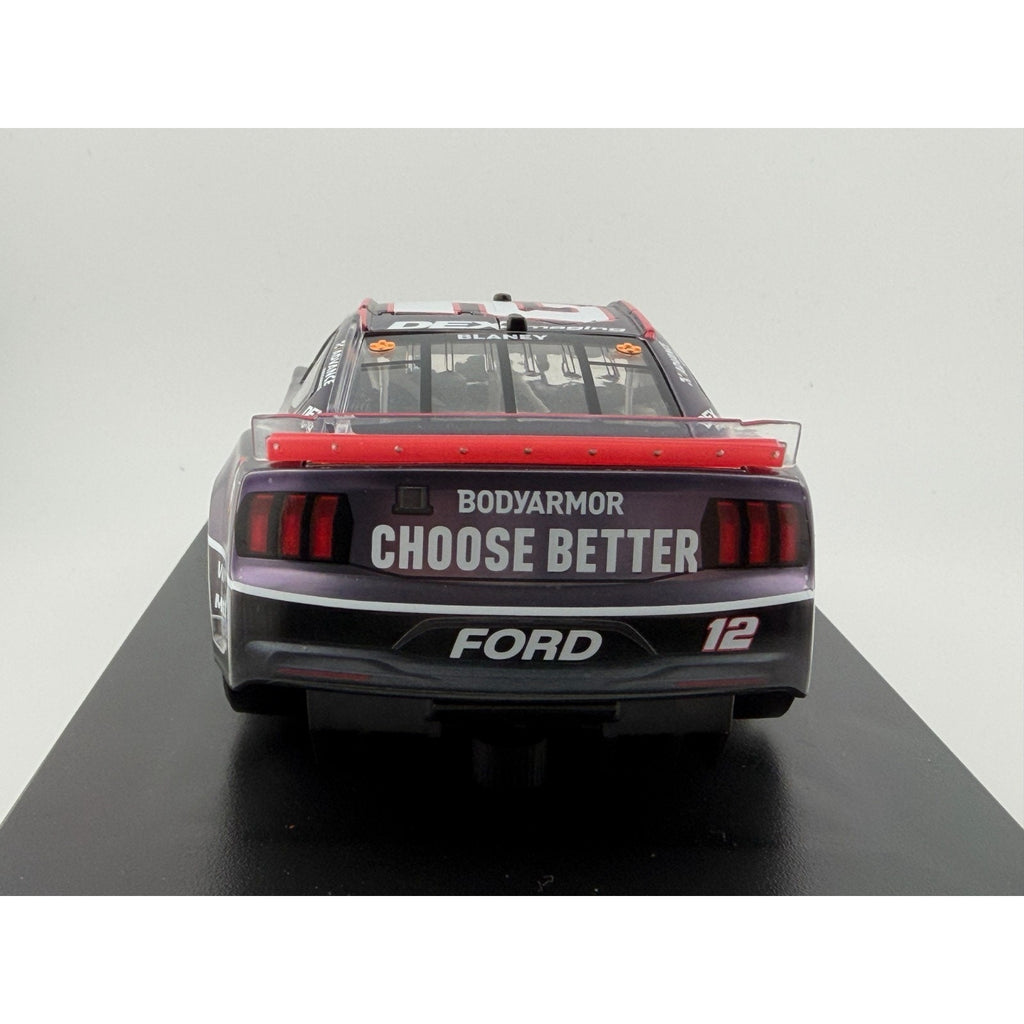 Ryan Blaney #12 BODYARMOR Black 2025 Mustang Color Chrome 1 of 72 DIN 50