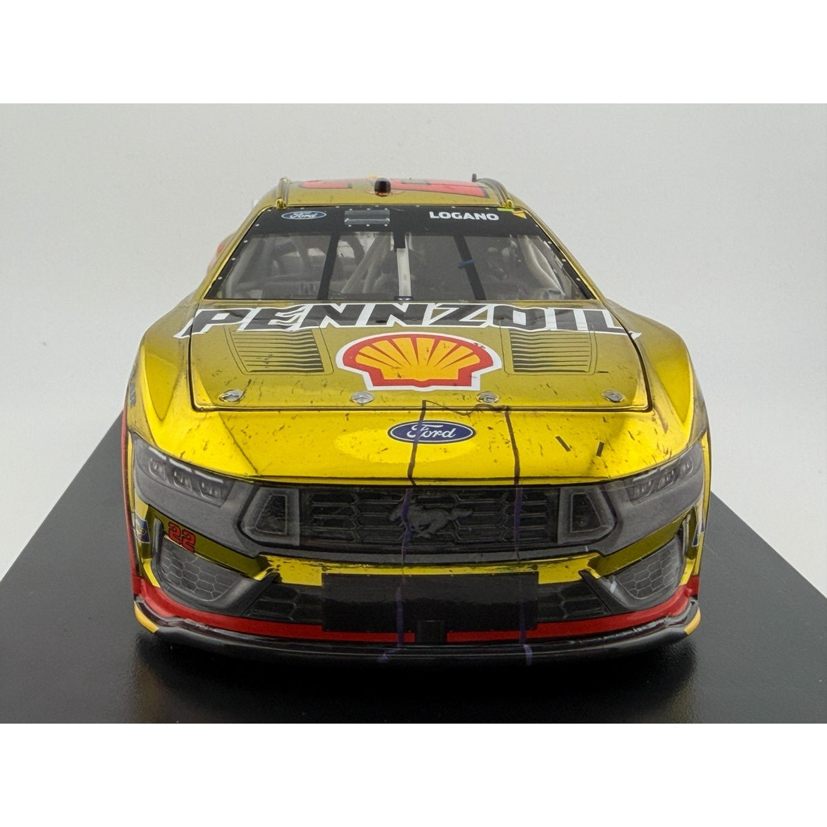 Joey Logano #22 Shell-Pennzoil Nashville Win 2024 Mustang Color Chrome 1/48 #10