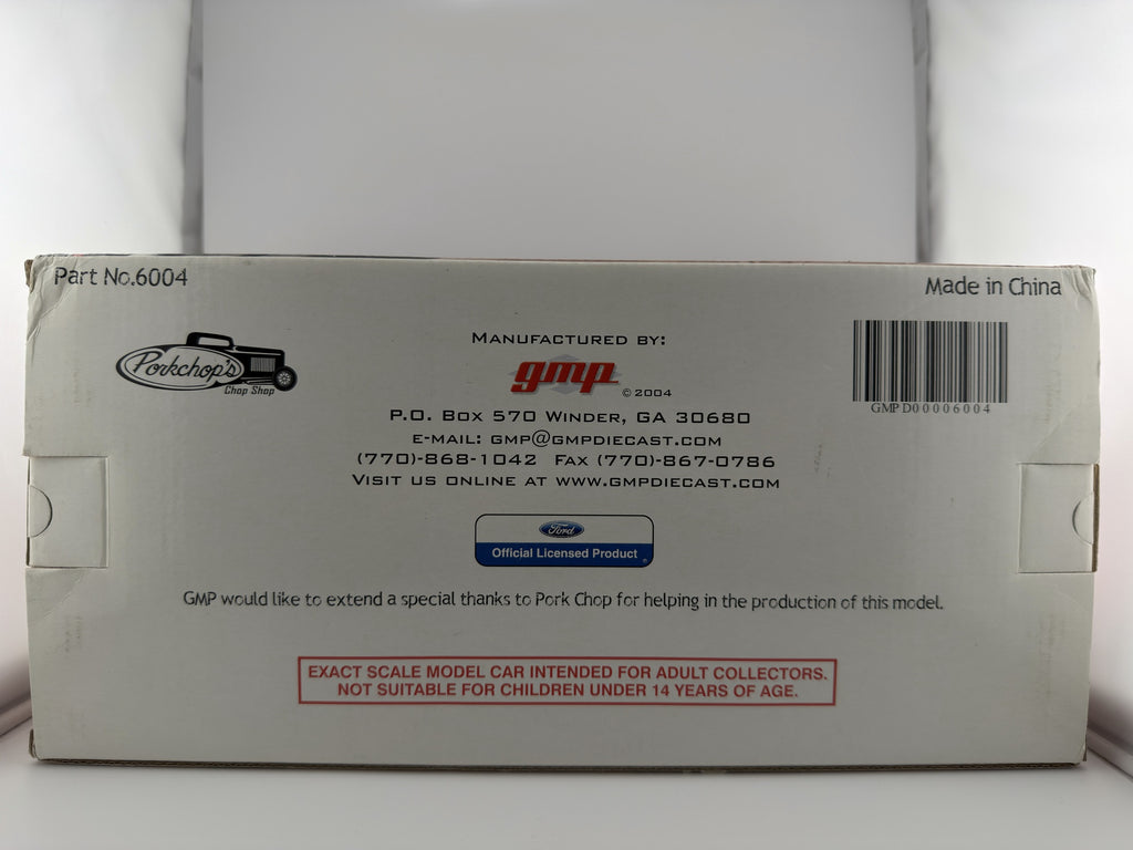 GMP #6004 part number and barcode label