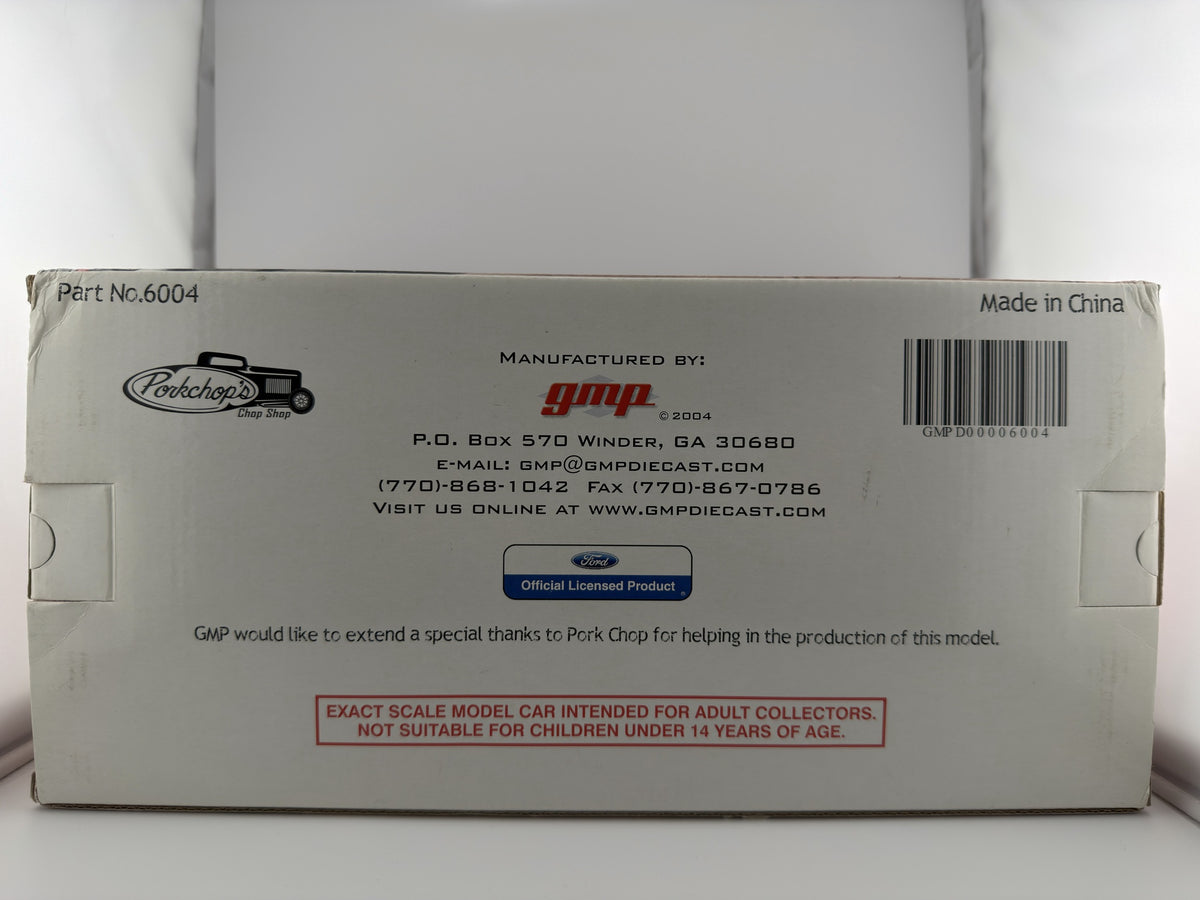 GMP #6004 part number and barcode label