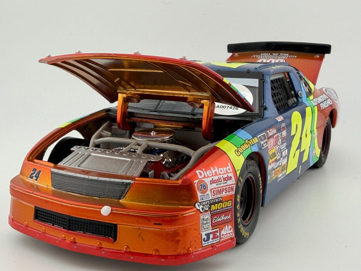 Jeff Gordon #24 DuPont 1994 Coca-Cola 600 Win Candy Finish dual autographed Jeff Gordon Rick Hendrick 1:24 1 of 96 DIN 40 - photo 4