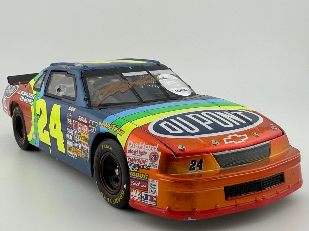 Jeff Gordon #24 DuPont 1994 Coca-Cola 600 Win Candy Finish dual autographed Jeff Gordon Rick Hendrick 1:24 1 of 96 DIN 40 - photo 9