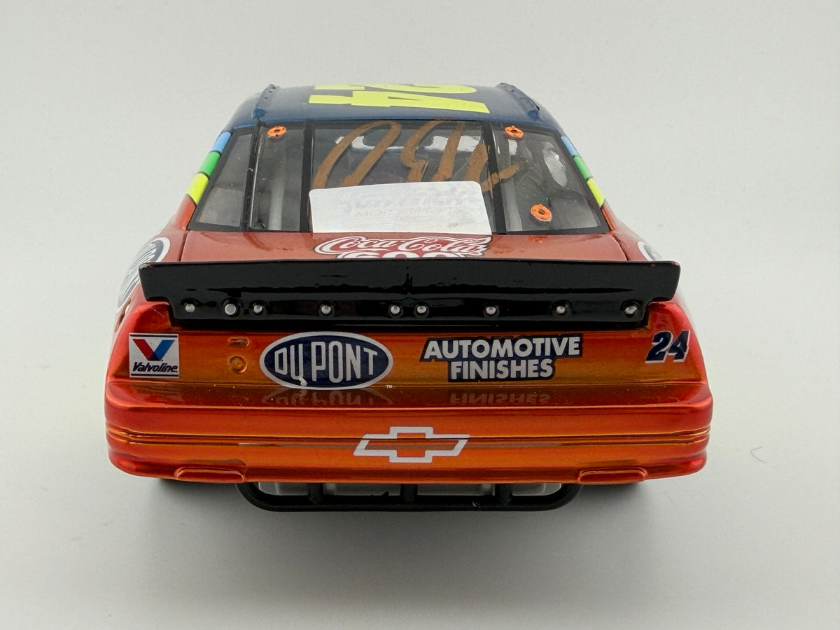 Jeff Gordon #24 DuPont 1994 Coca-Cola 600 Win Candy Finish dual autographed Jeff Gordon Rick Hendrick 1:24 1 of 96 DIN 40 - photo 11