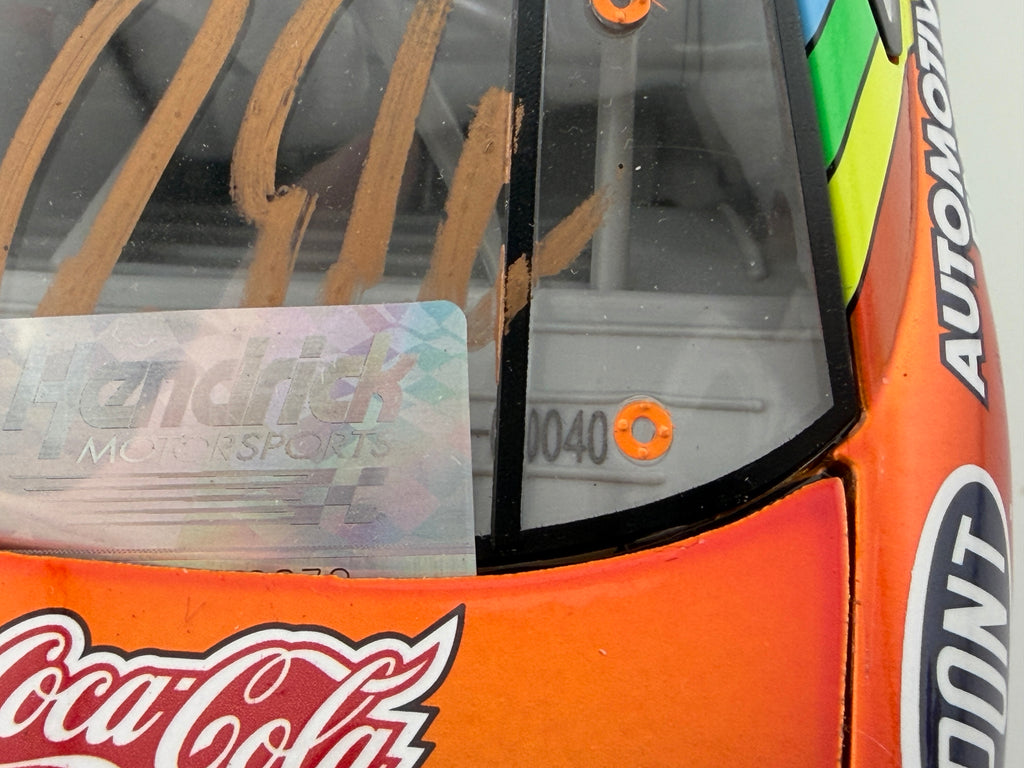 Jeff Gordon #24 DuPont 1994 Coca-Cola 600 Win Candy Finish dual autographed Jeff Gordon Rick Hendrick 1:24 1 of 96 DIN 40 - photo 13