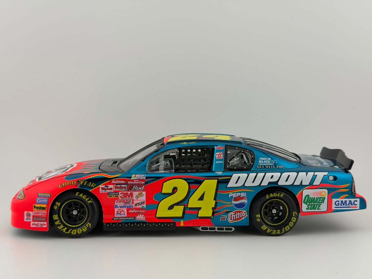 Jeff Gordon #24 DuPont 2001 HMS 100th Victory Color Chrome 1:24