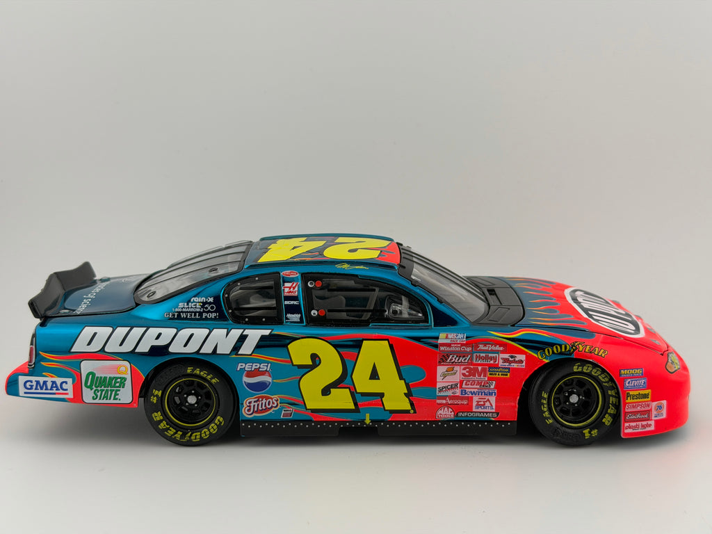 Jeff Gordon #24 DuPont 2001 HMS 100th Victory Color Chrome 1:24