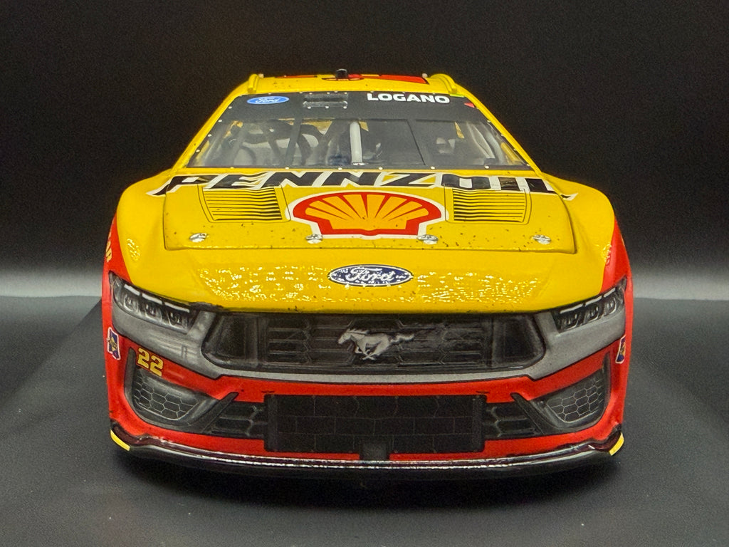 Joey Logano #22 Shell Pennzoil 2026 Duel at Daytona Win Lionel ELITE diecast, front view
