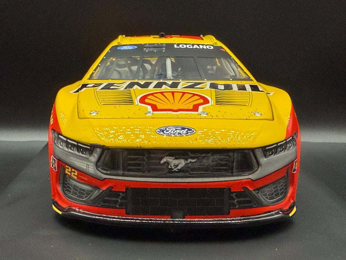 Joey Logano #22 Shell Pennzoil 2026 Duel at Daytona Win Lionel ELITE diecast, front view
