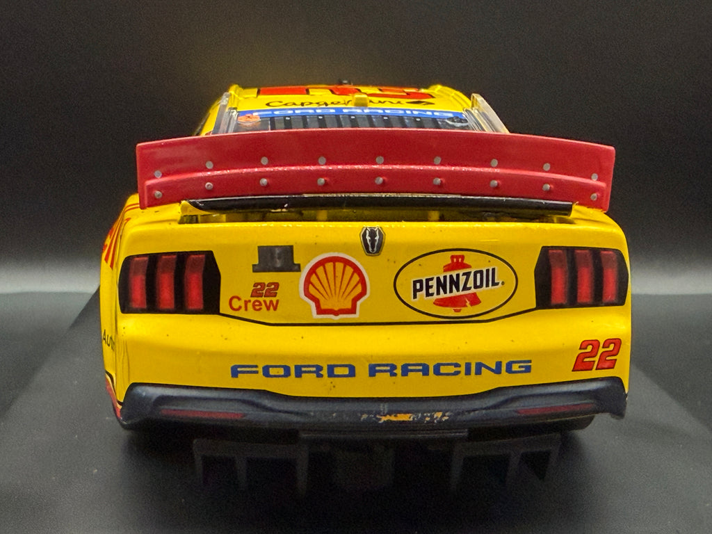 Joey Logano #22 Shell Pennzoil 2026 Duel at Daytona Win Lionel ELITE diecast, rear view