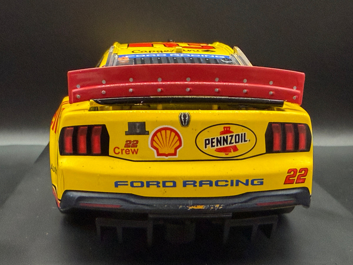 Joey Logano #22 Shell Pennzoil 2026 Duel at Daytona Win Lionel ELITE diecast, rear view