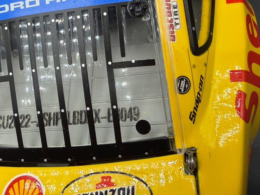 Joey Logano #22 Shell Pennzoil 2026 Duel at Daytona Win Lionel ELITE diecast, DIN 0049 detail