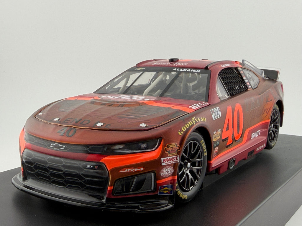 Justin Allgaier #40 Traveller Whiskey 2026 Chevrolet Whiskey Finish 1:24 1 of 612 DIN 425 - front 3/4 hero view