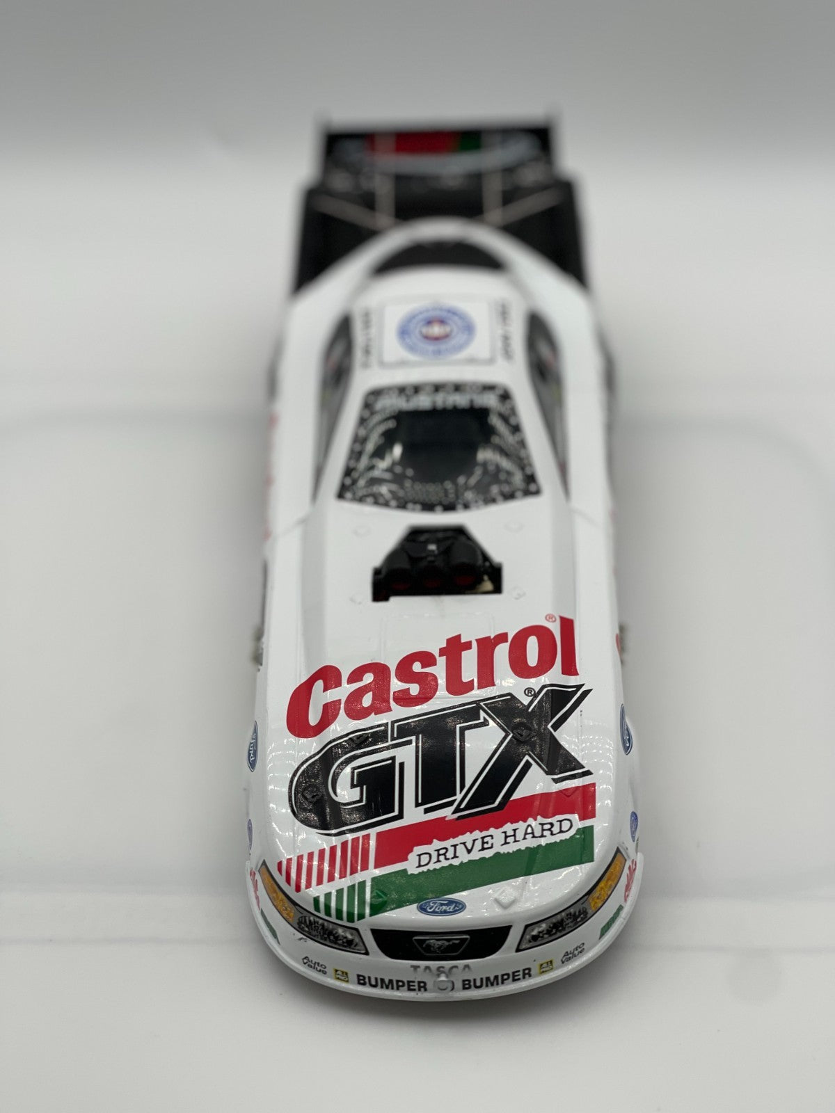 John Force Castrol GTX 2001 Mustang Funny Car Diecast