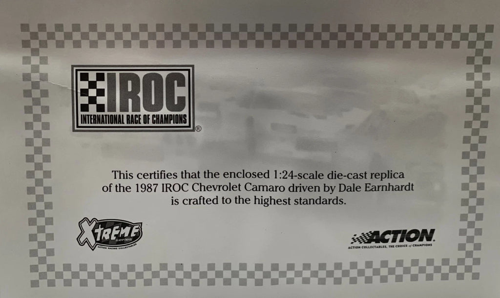 Dale Earnhardt #12 Budweiser 1987 Camaro IROC Xtreme 1:24 Red Chrome 1/9192 - original photograph 7