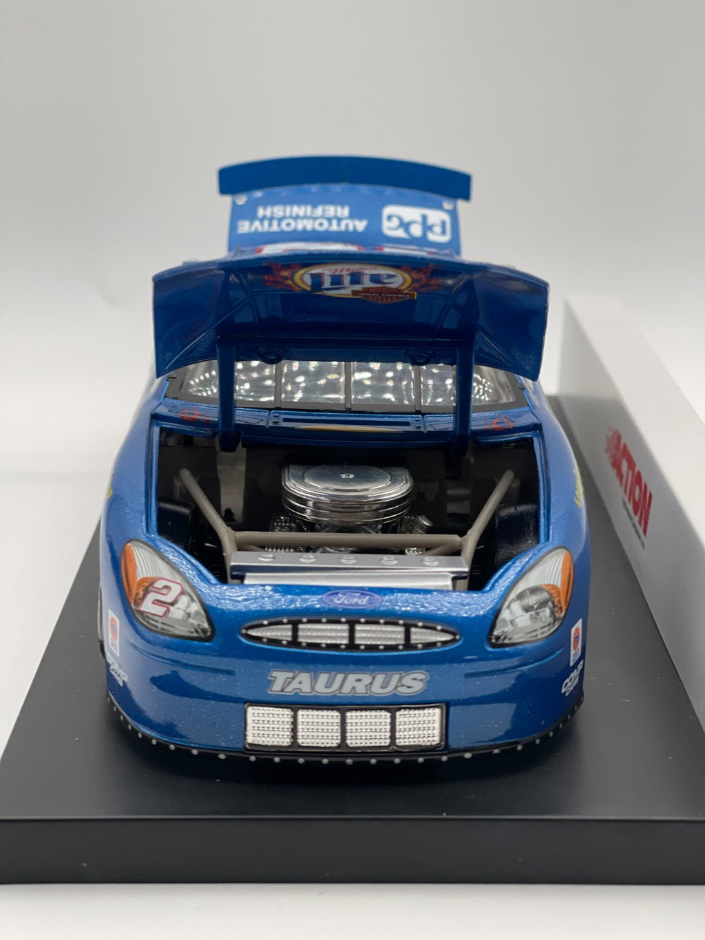 Rusty Wallace #2 Miller Lite Harley Davidson 2000 Taurus Clear Window