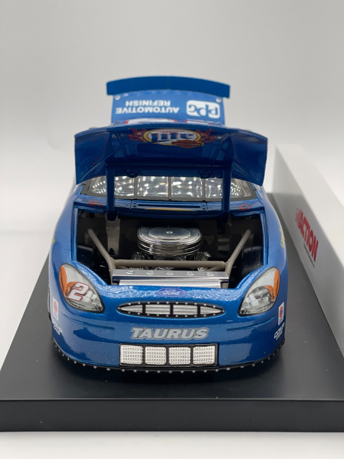 Rusty Wallace #2 Miller Lite Harley Davidson 2000 Taurus Clear Window