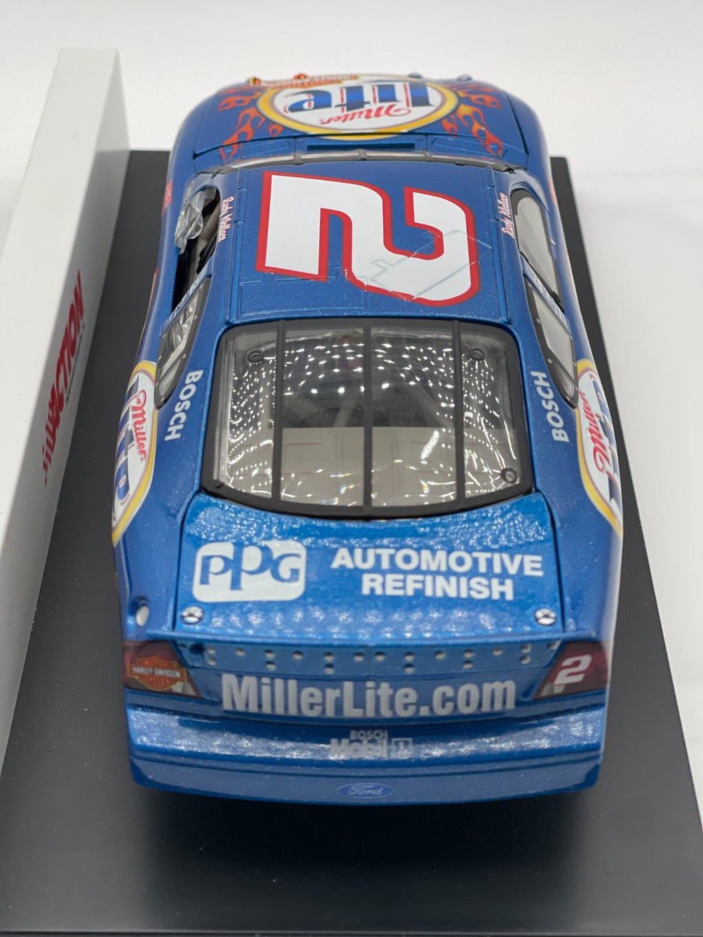 Rusty Wallace #2 Miller Lite Harley Davidson 2000 Taurus Clear Window