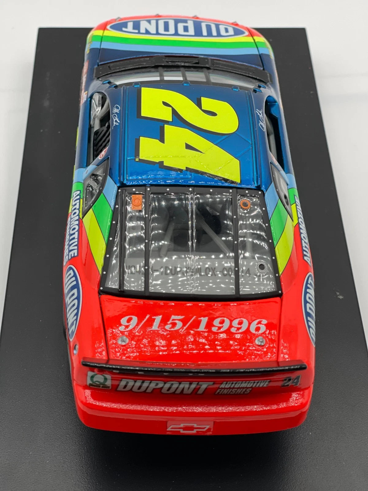 Jeff Gordon #24 DuPont 1996 Dover Win Liquid Color 1:24 NASCAR 1/144 DIN 114 - original photograph 8