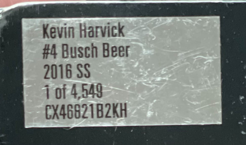 Kevin Harvick #4 Busch Beer 2016 Chevy SS 1:24 NASCAR 1/4549 **READ**