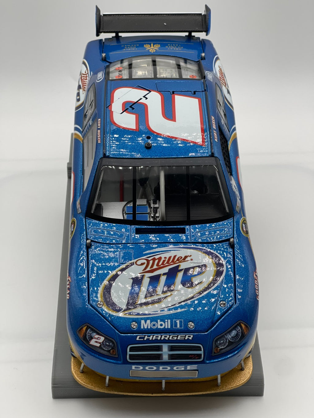 Kurt Busch #2 Miller Lite 2010 Charger ELITE 1:24 1/100 DIN 13