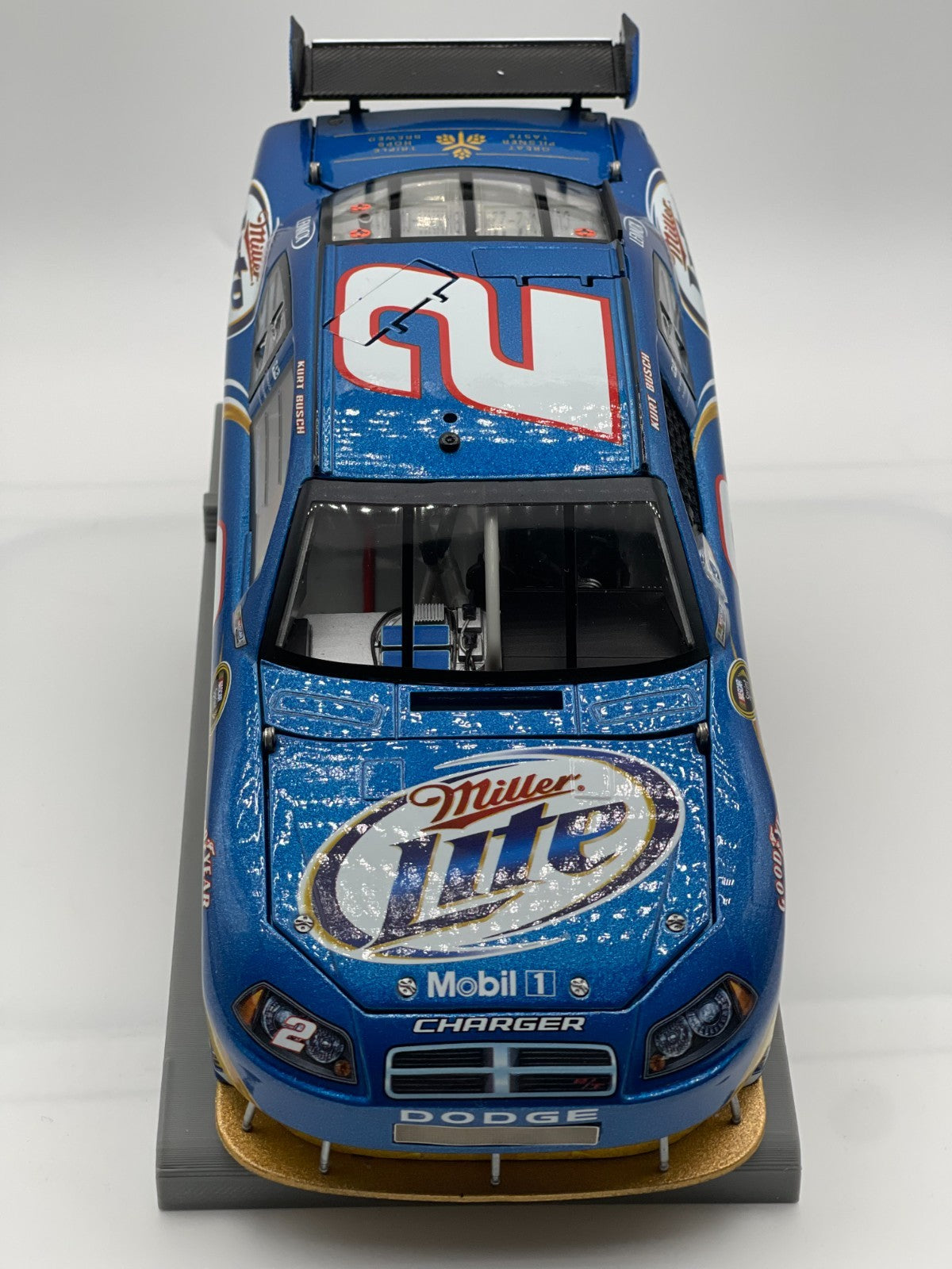 Kurt Busch #2 Miller Lite 2010 Charger ELITE 1:24 1/100 DIN 13