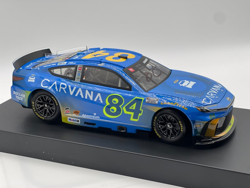 Jimmie Johnson #84 Carvana 2026 Camry Autographed 1:24 NASCAR 1/264 DIN 207