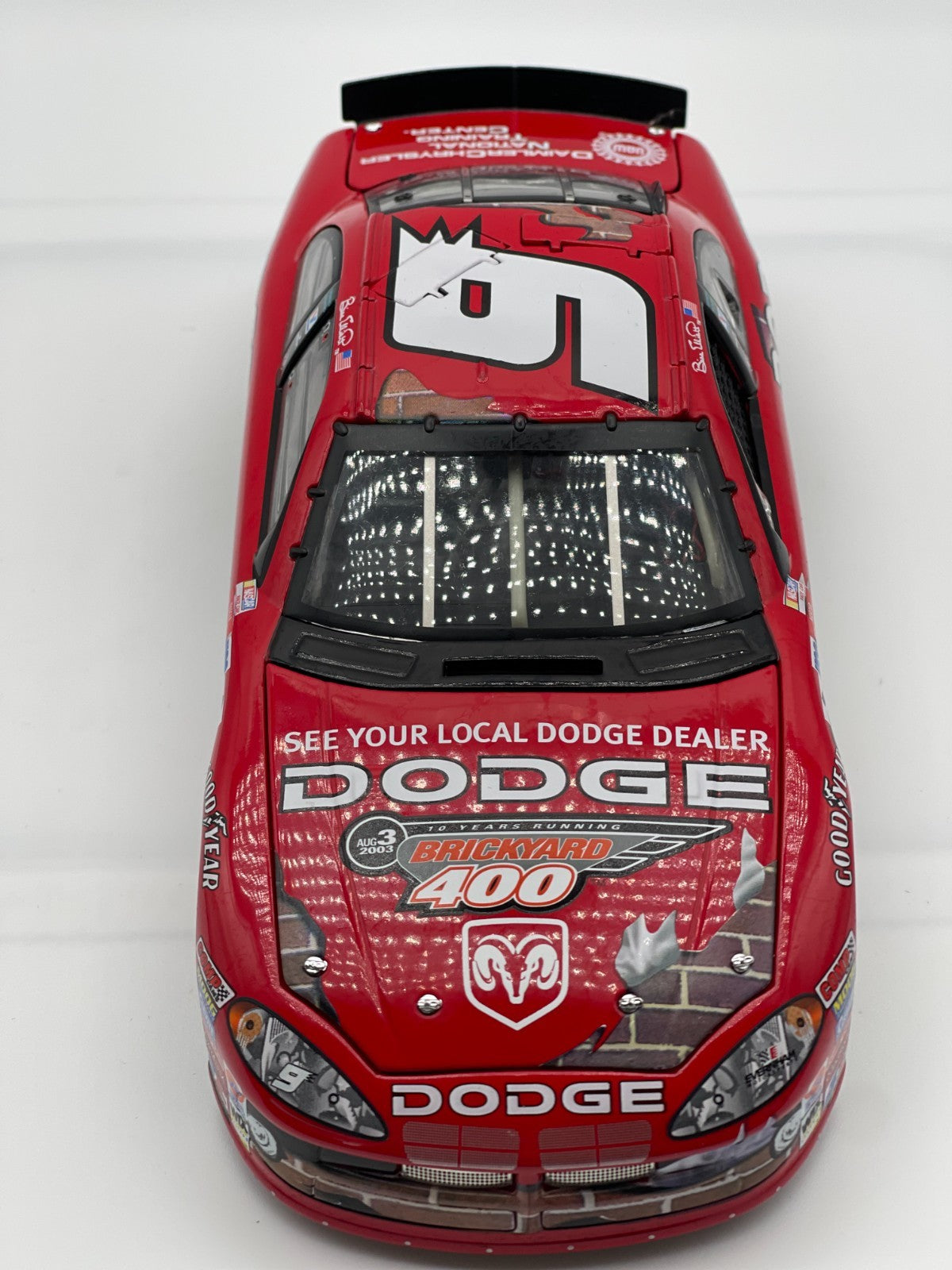 Bill Elliott #9 Dodge 10th Running of the Brickyard 2003 Intrepid ELITE 1 of 604 - original photograph 5