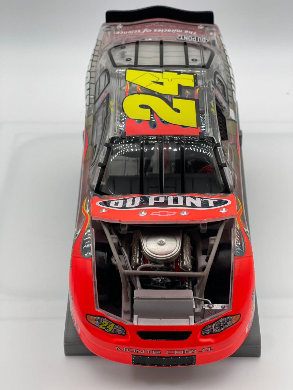Jeff Gordon #24 DuPont Clear Car 2001 Monte Carlo 1:24 NASCAR 1/6996 - original photograph 2