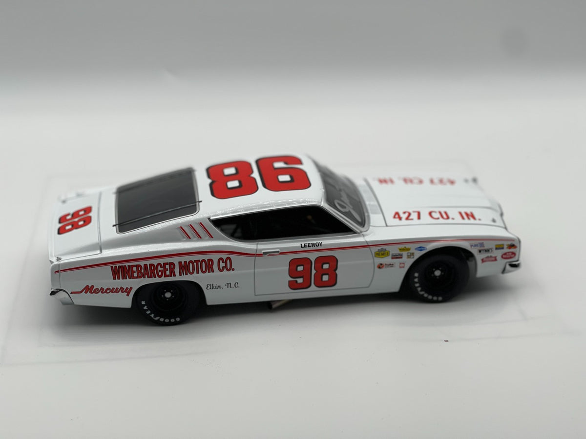 Junior Johnson Signed LeeRoy Yarbrough #98 1969 Mercury Cyclone NASCAR Legends