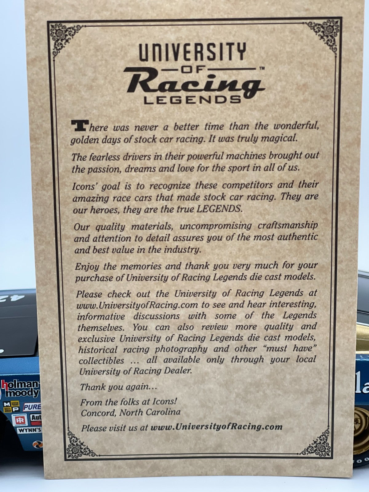 David Pearson #17 ‘69 Torino Talladega University of Racing Legends - original photograph 10