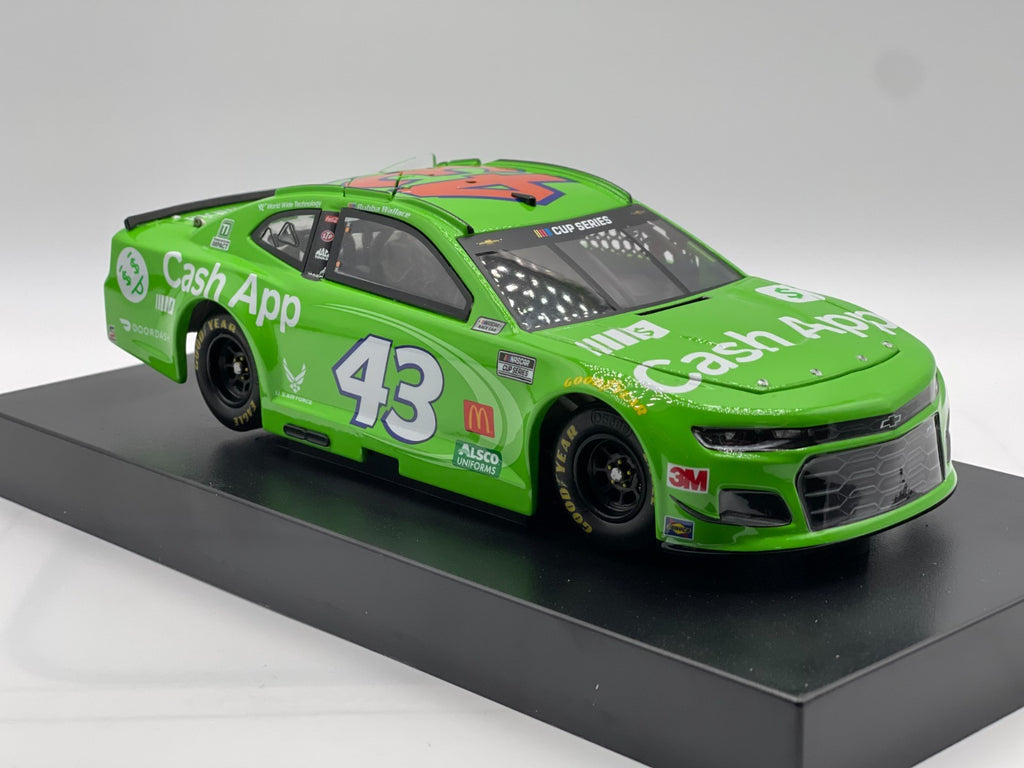 Bubba Wallace #43 Cash App 2020 Camaro ZL1 ELITE 1:24 1/100 DIN 55