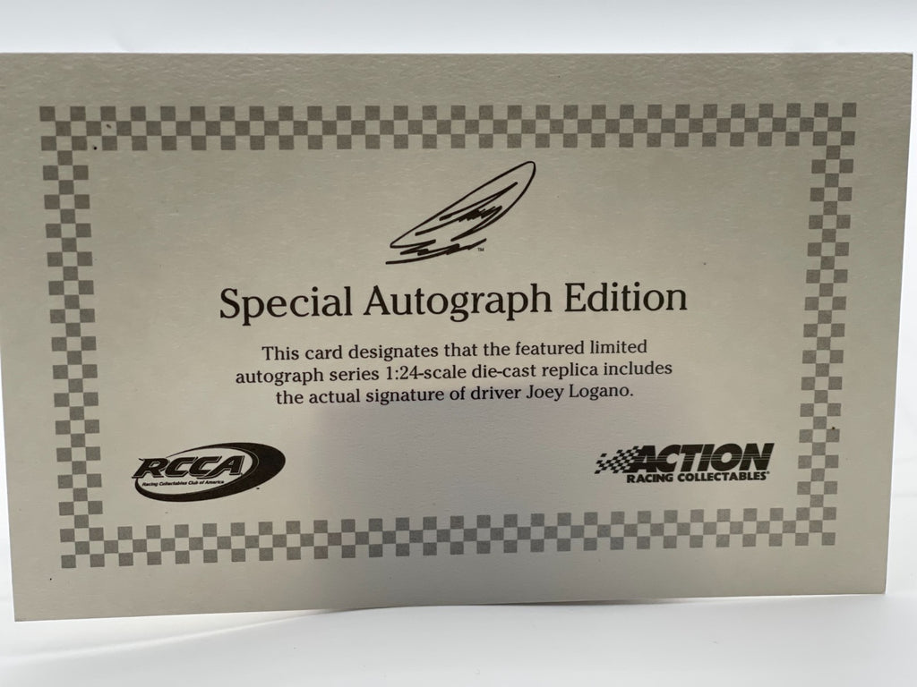 Joey Logano #22 Shell 2014 Fusion ELITE Auto 1:24 1/100 DIN 53 **READ**