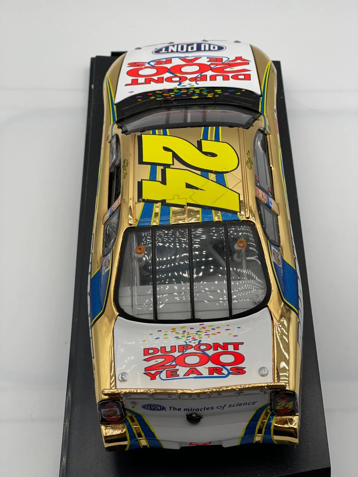 Jeff Gordon #24 DuPont 200th Anniversary 2002 Monte Carlo Gold Chrome 1/2508 - original photograph 7