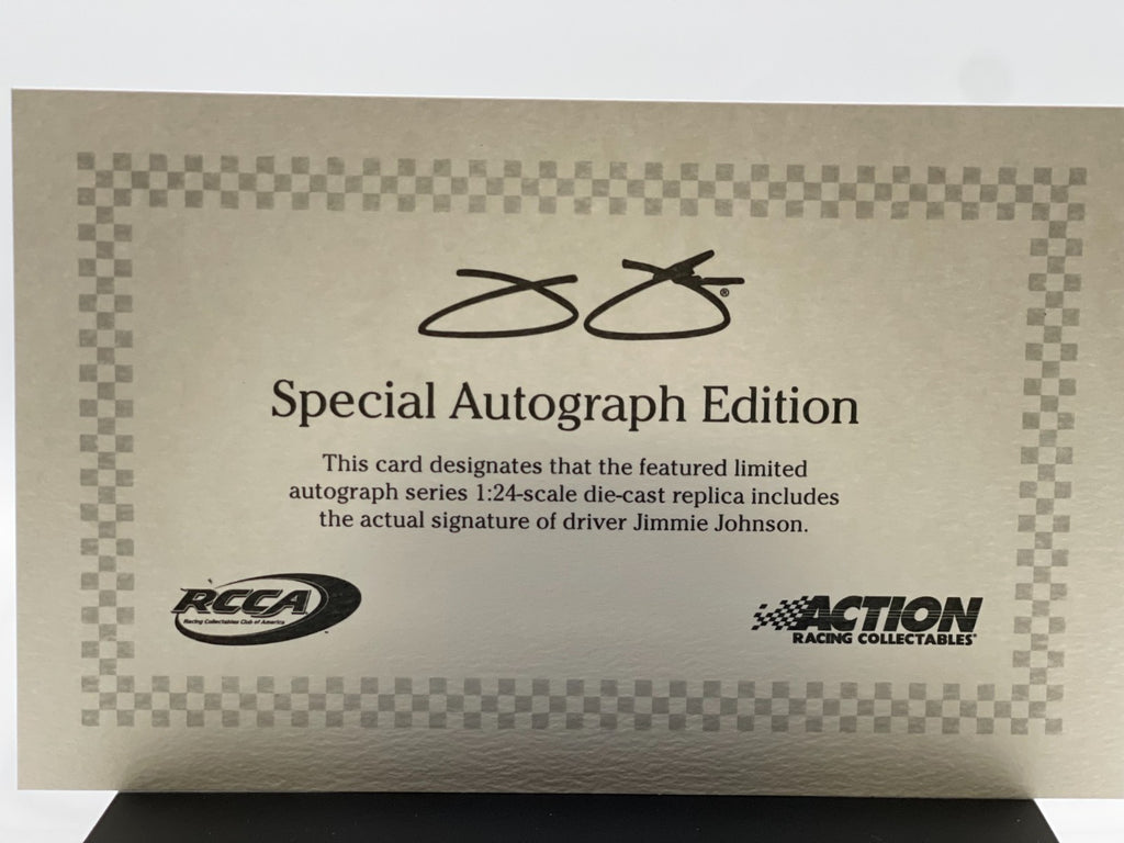 Jimmie Johnson #84 Carvana 2026 Camry Autographed 1:24 1/264 DIN 9