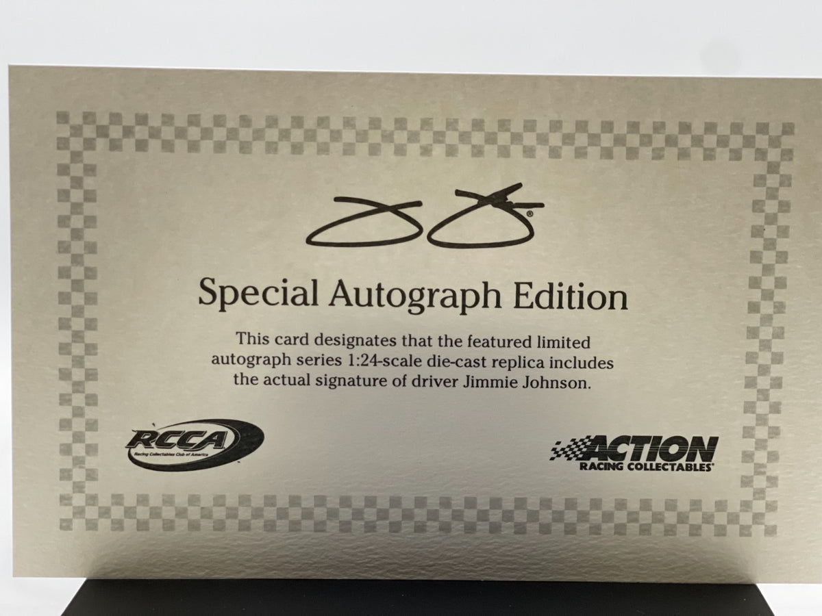 Jimmie Johnson #84 Carvana 2026 Camry Autographed 1:24 1/264 DIN 9