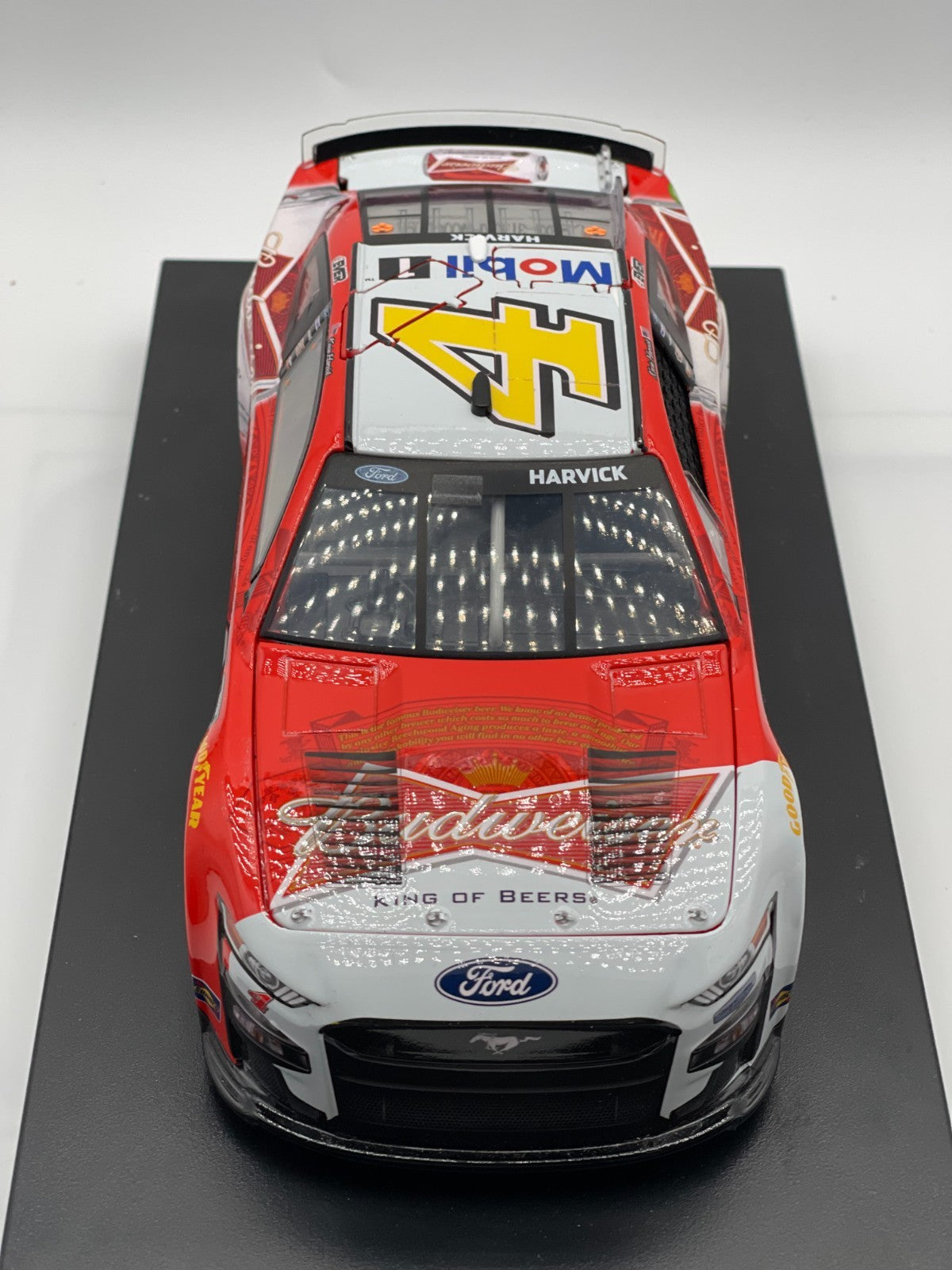Kevin Harvick #4 Budweiser 2023 Mustang 1:24 NASCAR 1/1476 DIN 921