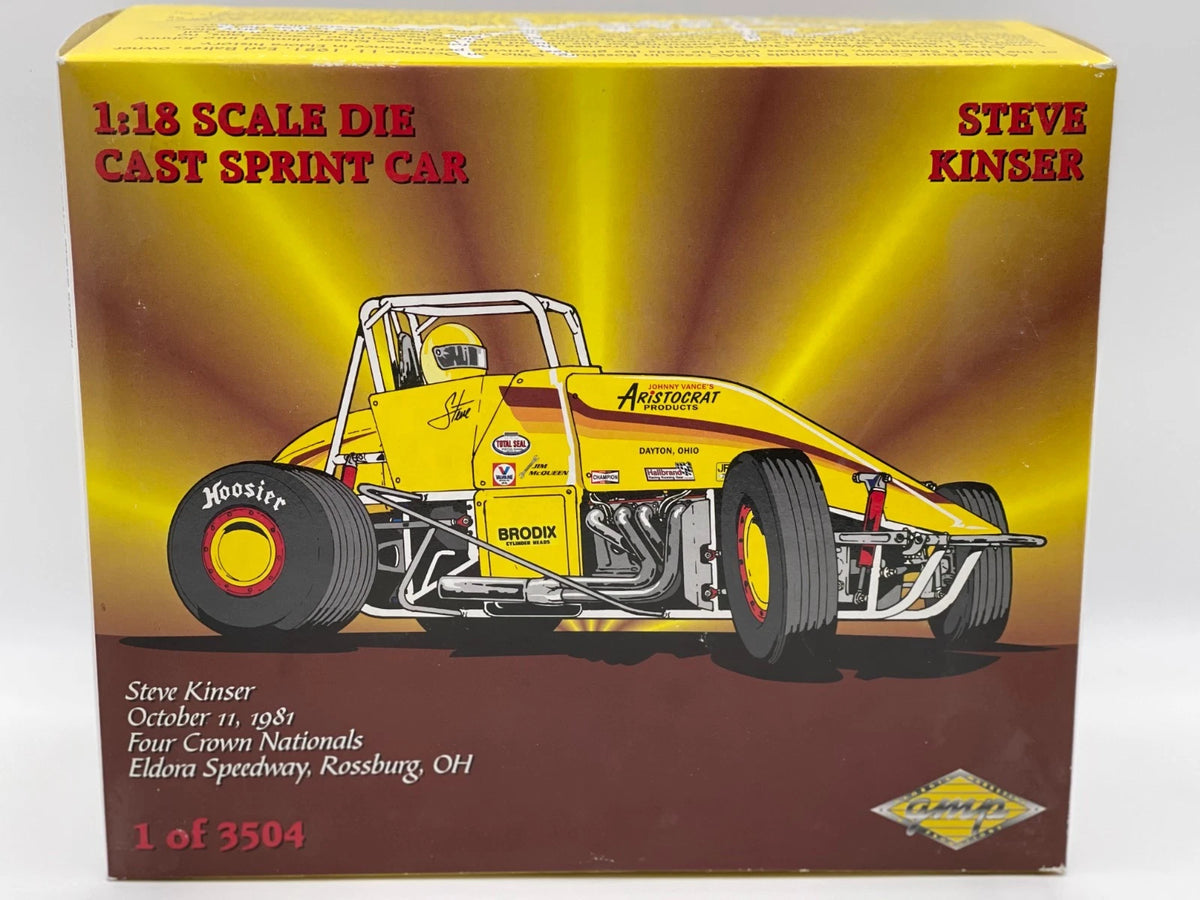 Steve Kinser #1 Four Crown Nationals Eldora Speedway Sprint Car 1:18 GMP Diecast - original photograph 9
